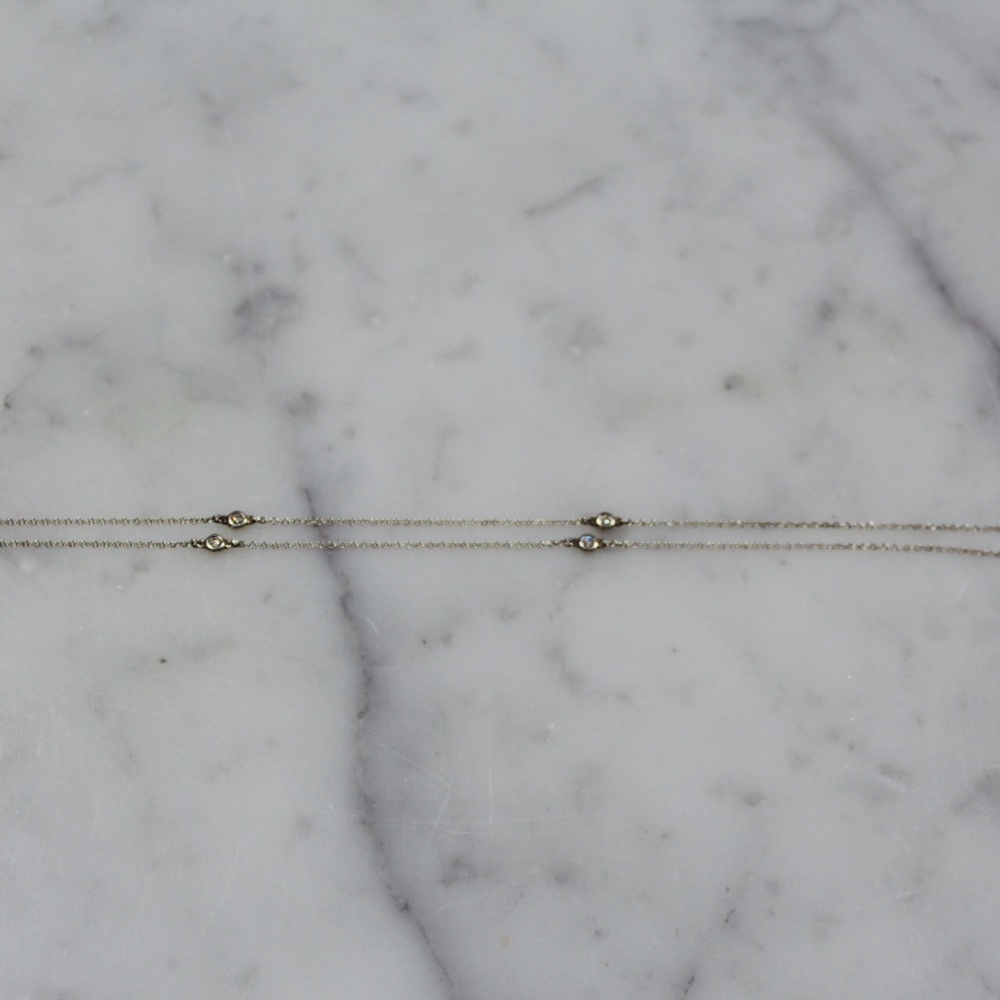 Tiffany & CO Diamonds By the Yard Necklace - Picture 4 of 8